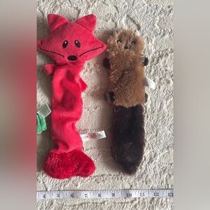 Set of 2 Dog Toys Small & Medium Dogs Christmas